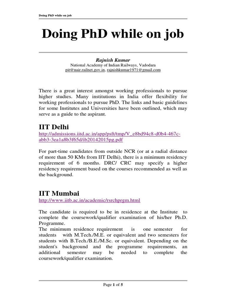 phd course duration in india phd universities in india
